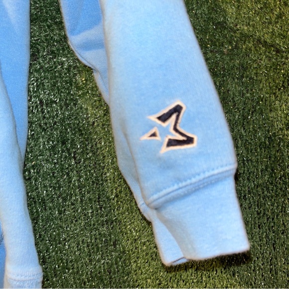 vintage Y2K Stephon Marbury Starbury Blue Hoodie YOUTH L NBA China Timberwolves - Picture 3 of 5